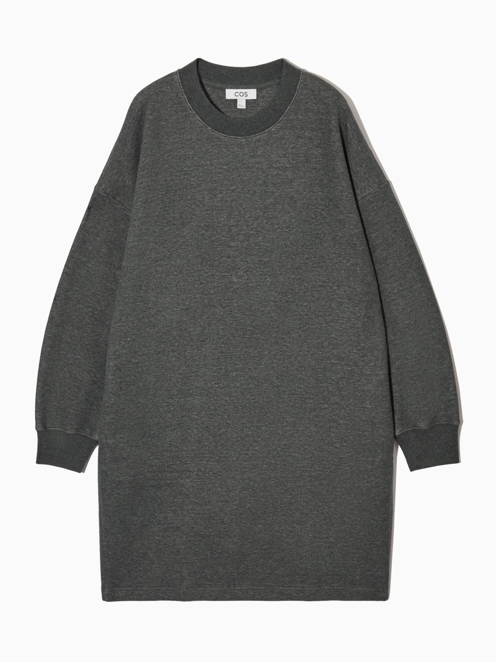 COS Dark Grey Crewneck Sweater Dress - Picture 1 of 8
